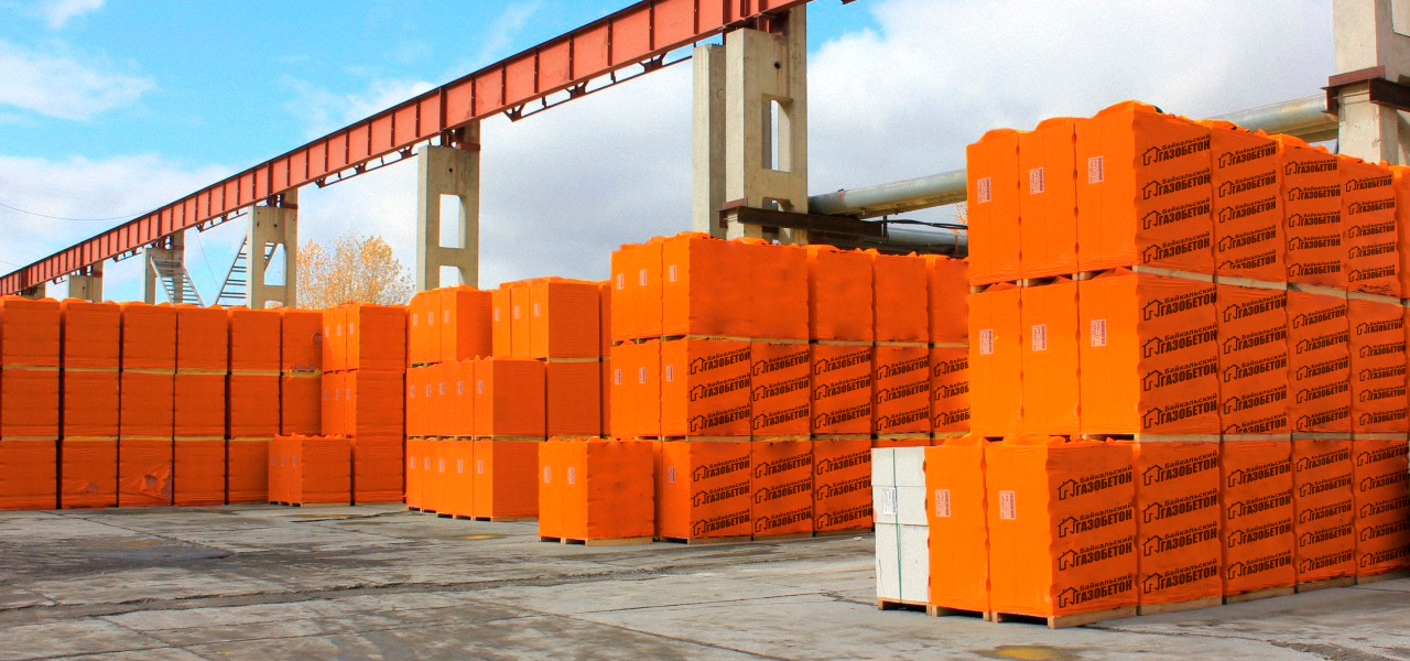 Хранение газобетона